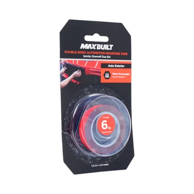 Gambar Maxbuilt Isolasi Mounting Tape Automotive Exterior 1.2x152 cm - Merah