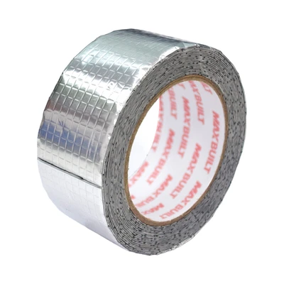 Gambar Maxbuilt 5 cmx5 Mtr Isolasi Tahan Air Aluminium Butyl Rubber - Silver