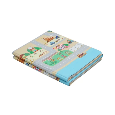 Gambar Forhom 230x140x1 Cm Karpet Playmat Lipat Road Map