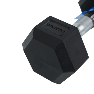 Gambar Kinetic Dumbbell Rubber Hexagonal 7.5kg - Hitam