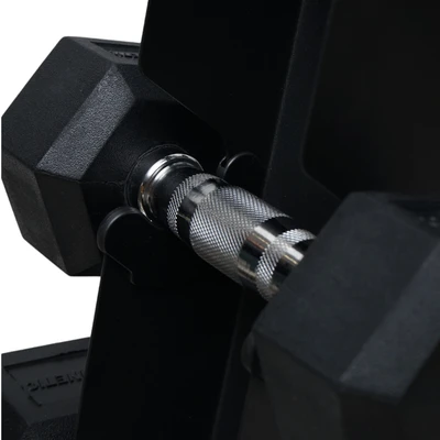 Gambar Kinetic Rak Dummbell Triangle 6 Pair - Hitam/Abu-Abu