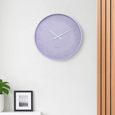 Gambar Informa Jam Dinding Metal 30 cm 18P - Ungu