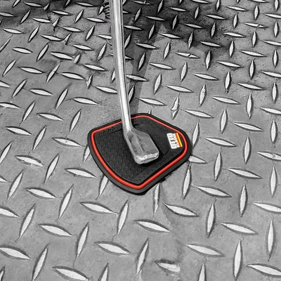 Gambar Otto Klasse Parking Pad Standar Samping Motor - Hitam/Merah