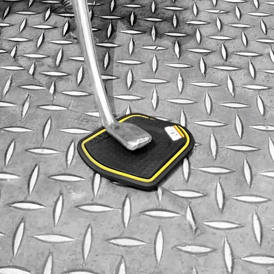 Gambar Otto Klasse Parking Pad Standar Samping Motor - Hitam/Kuning