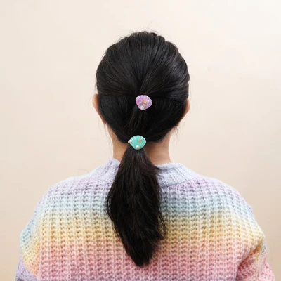 Gambar Ataru Ikat Rambut Sea Shell Mix Colors Set 5 pcs