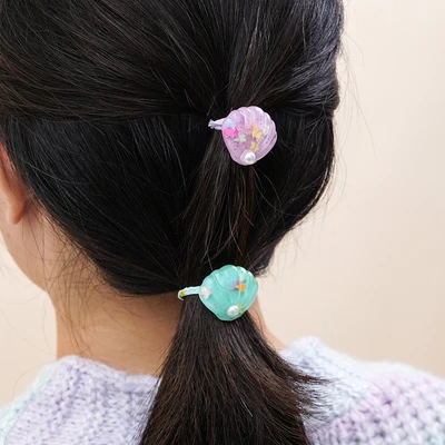 Gambar Ataru Ikat Rambut Sea Shell Mix Colors Set 5 pcs