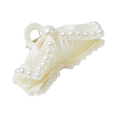 Gambar Ataru Jepit Rambut Twisted Ribbon Pearl