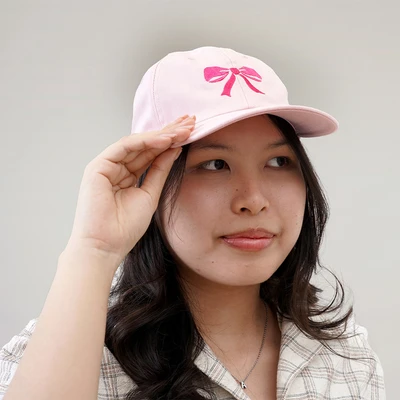 Gambar Ataru Topi Baseball Front Ribbon - Pink