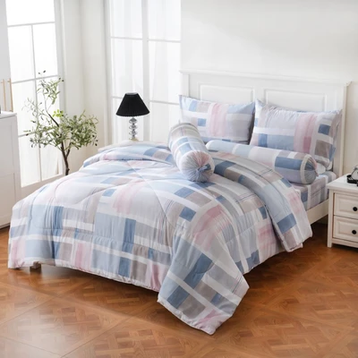 Gambar Sleeplite 120x200 cm Set 4 Pcs Seprai Single Microfiber Abstrak Mila