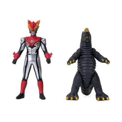 Gambar Ultraman Set Action Figure Rosso & Black King Dual Pack