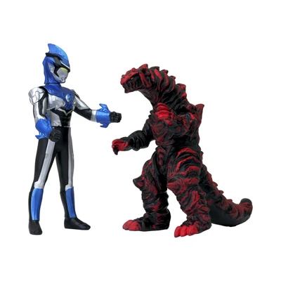 Gambar Ultraman Set Action Figure Blu & Grigio Pawn Dual Pack