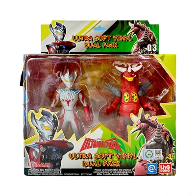 Gambar Ultraman Set Action Figure Taiga & Gorothunder Dual Pack