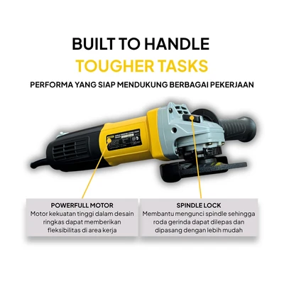 Gambar Krisbow Mesin Gerinda Tangan 720 Watt 100mm Irag44