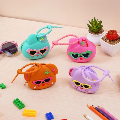 Gambar Ataru Gantungan Kunci Pouch Animal With Sunnies Random