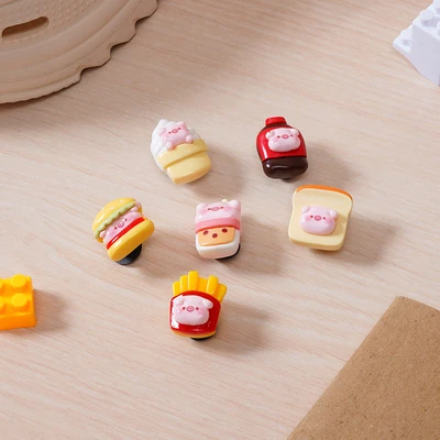 Gambar Ataru Aksesoris Sandal Foodie Piggy Set 6 pcs