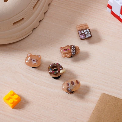 Gambar Ataru Aksesoris Sandal Choco Bear Set 5 pcs