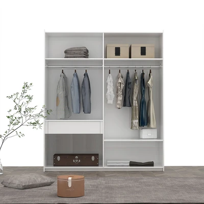 Gambar Informa Corvis Lemari Pakaian 2 Pintu 150 cm - Cokelat Taupe