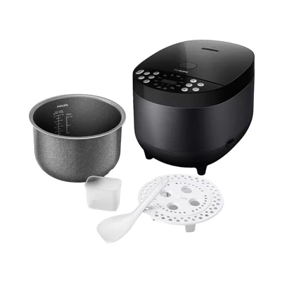 Gambar Philips 1.8 Ltr Rice Cooker Hd4515/92 - Hitam