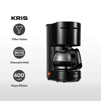 Gambar Kris 650 Ml Coffee Drip Maker Oe - Hitam