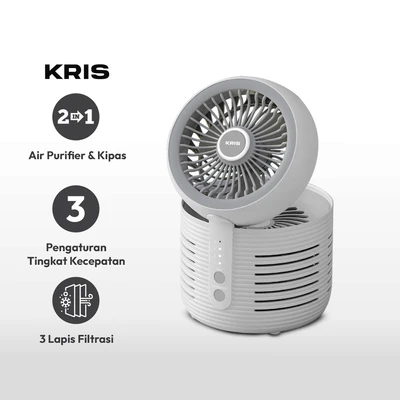 Gambar Kris 30 M3 Air Purifier Mini Dengan Kipas Cadr 5 M3/jam