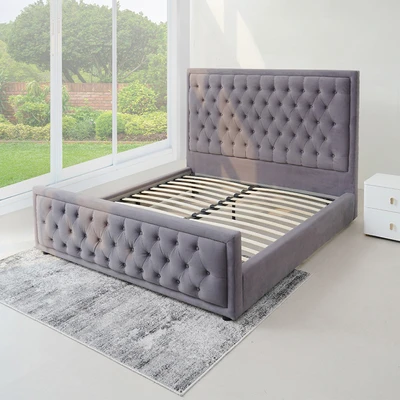 Gambar Informa 180x200 cm Marrion Tempat Tidur - Abu-Abu