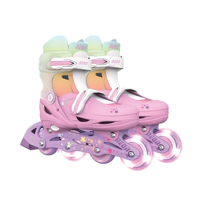 Gambar Neon Ukuran 34-37 Sepatu Roda Combo Rainbow