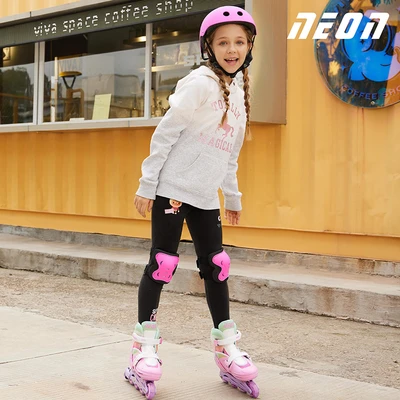 Gambar Neon Ukuran 34-37 Sepatu Roda Combo Rainbow