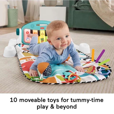 Gambar Fisher Price Piano Baby Playmat Dengan Musical Hrb13
