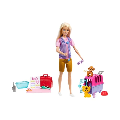 Gambar Barbie Set Boneka Animal Rescue HRG50