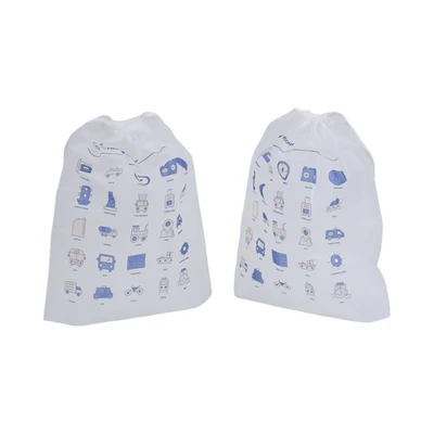 Gambar Ataru 30x35 cm Set 2 Pcs Pouch Travel Serut