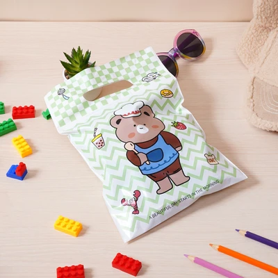 Gambar Ataru Kantong Kado Plastik Dengan Handle 18x27 cm Set 6 pcs
