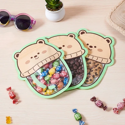 Gambar Ataru Plastik Ziplock Makanan Zipper Bear 13.5x18 cm Set 3 pcs