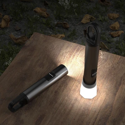Gambar Powerlite Senter Dengan Power Bank Rechargeable 500 Lumen