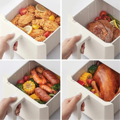 Gambar Kris Air Fryer Manual 3 Liter 800 watt - Putih