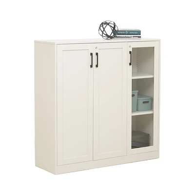 Gambar Informa Patto Kabinet Kantor Metal 3 Pintu - Abu-Abu
