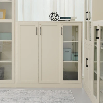 Gambar Informa Patto Kabinet Kantor Metal 3 Pintu - Abu-Abu