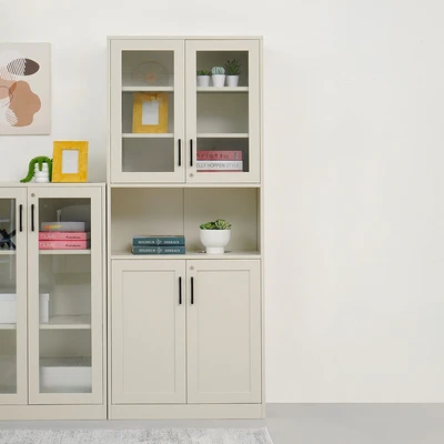 Gambar Informa Patto Lemari Arsip Kantor Metal Mid Open - Abu-Abu