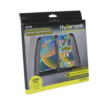Gambar Hypersonic Alas Dashboard Anti Slip Soft Curved - Hitam