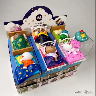 Gambar Beast Kingdom Minifigure Line Friends Night 034 Random