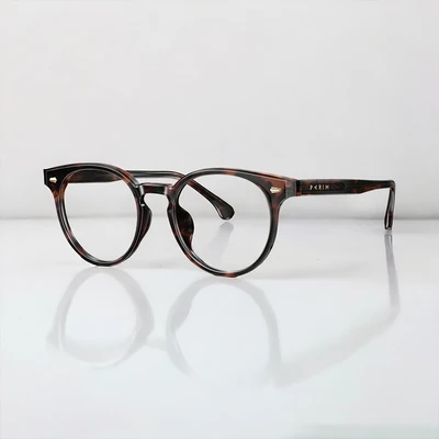 Gambar Parim Eyewear Kacamata Optical Thick Round Tortoise - Cokelat Tea