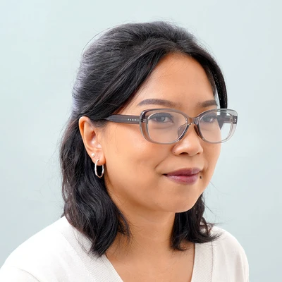 Gambar Parim Eyewear Kacamata Optical Thick Retro - Abu-Abu