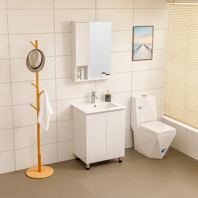 Gambar Fosa Sunny Kabinet Dinding Kamar Mandi Dengan Cermin - Putih