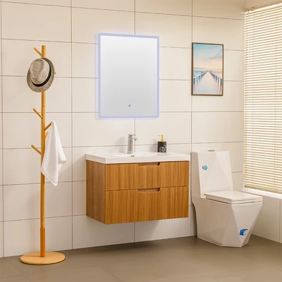 Gambar Acroz Barbara Set Kabinet Kamar Mandi PVC 80 cm