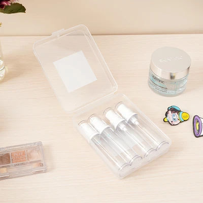 Gambar Ataru Botol Cairan Semprot Airless 30 ml Set 4 pcs Transparan