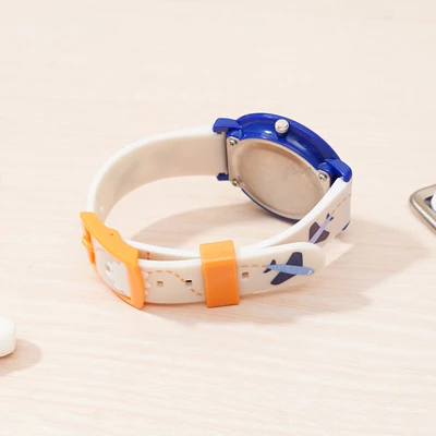 Gambar Ataru Jam Tangan Anak Plane - Krem Beige/Biru