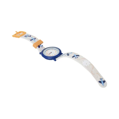 Gambar Ataru Jam Tangan Anak Plane - Krem Beige/Biru