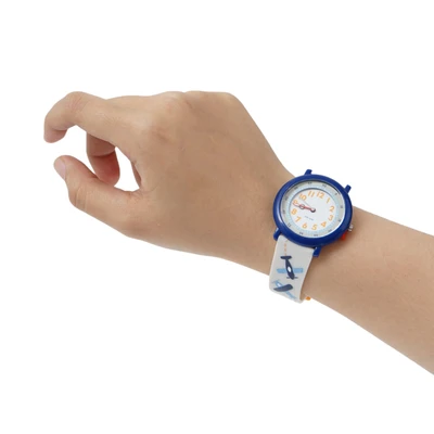 Gambar Ataru Jam Tangan Anak Plane - Krem Beige/Biru