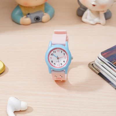 Gambar Ataru Jam Tangan Anak Piggy - Pink