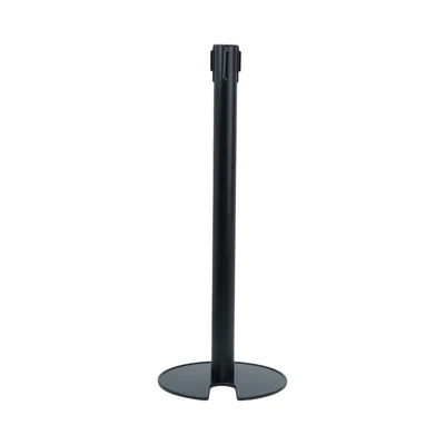 Gambar Tiang Antrian Dengan Tali Thin Base - Hitam/Merah