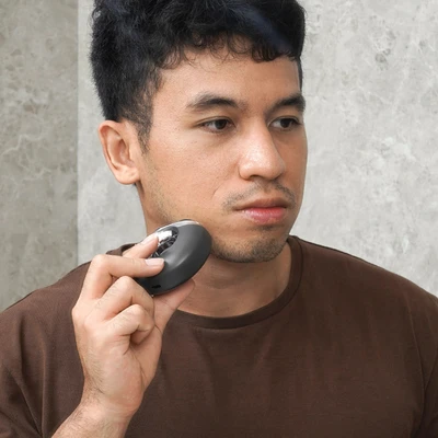 Gambar Klaz Alat Cukur Donut - Abu-Abu Tua